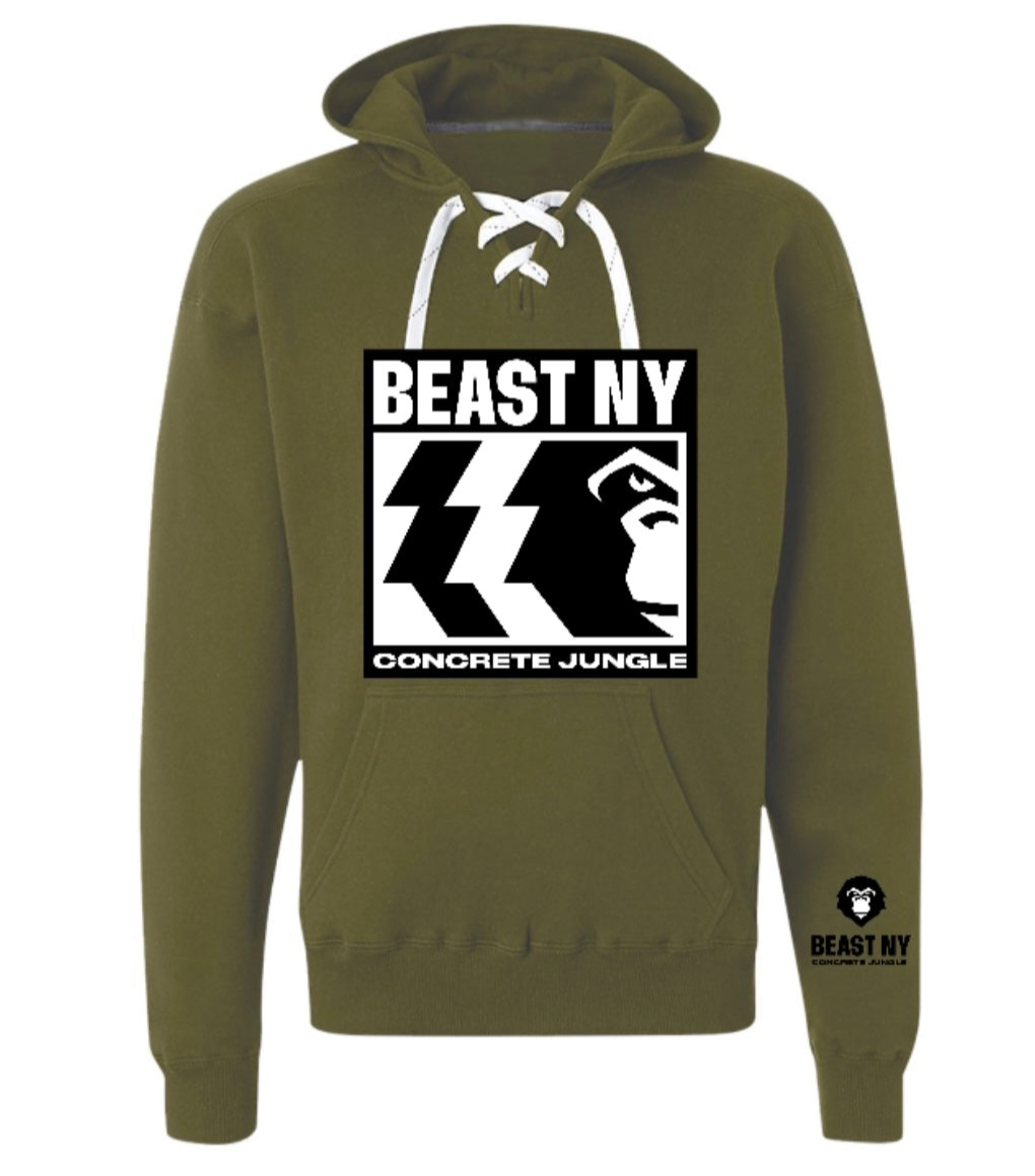 BEAST NY logo Signature hoodie