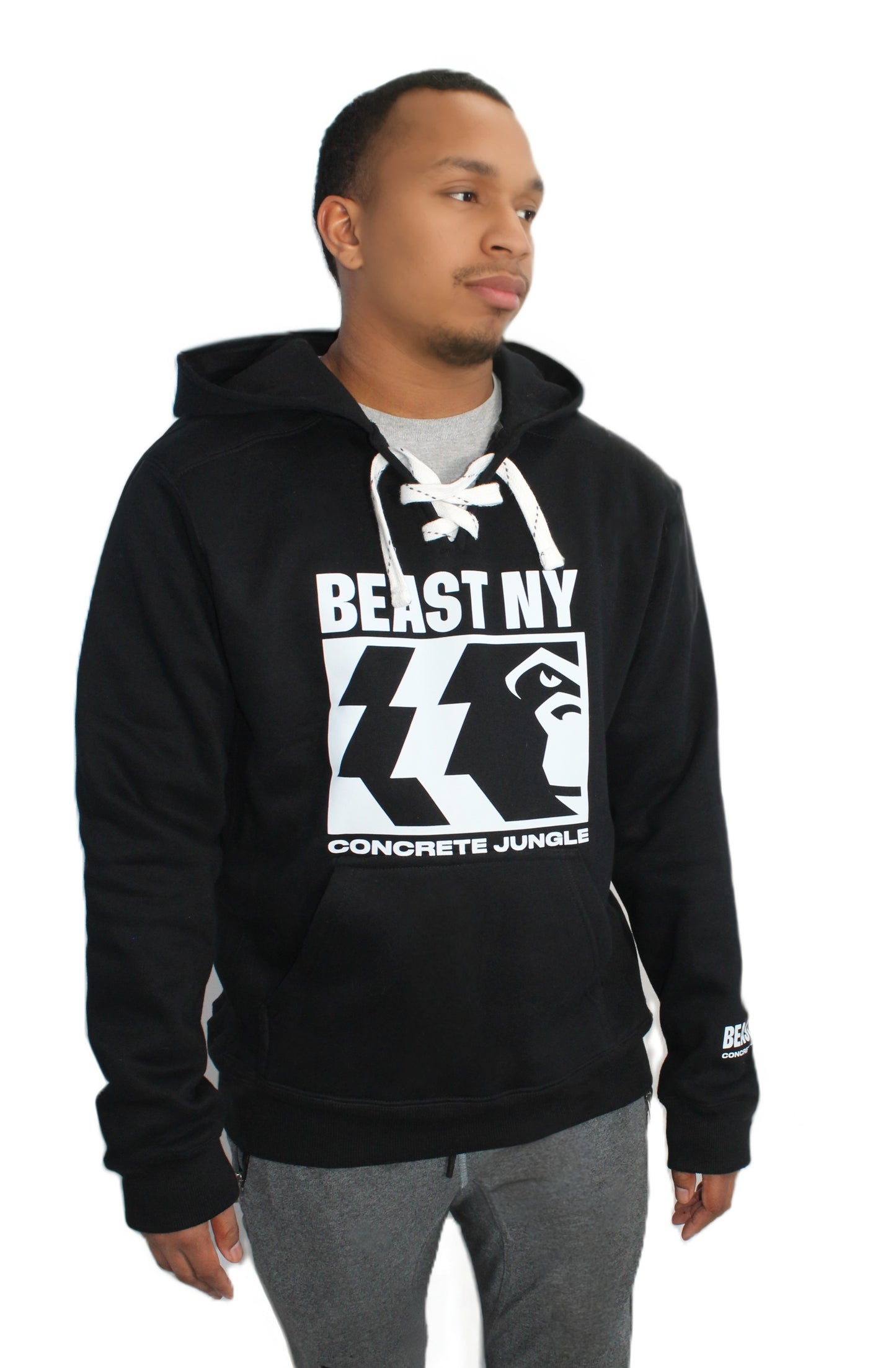 BEAST NY logo Signature hoodie
