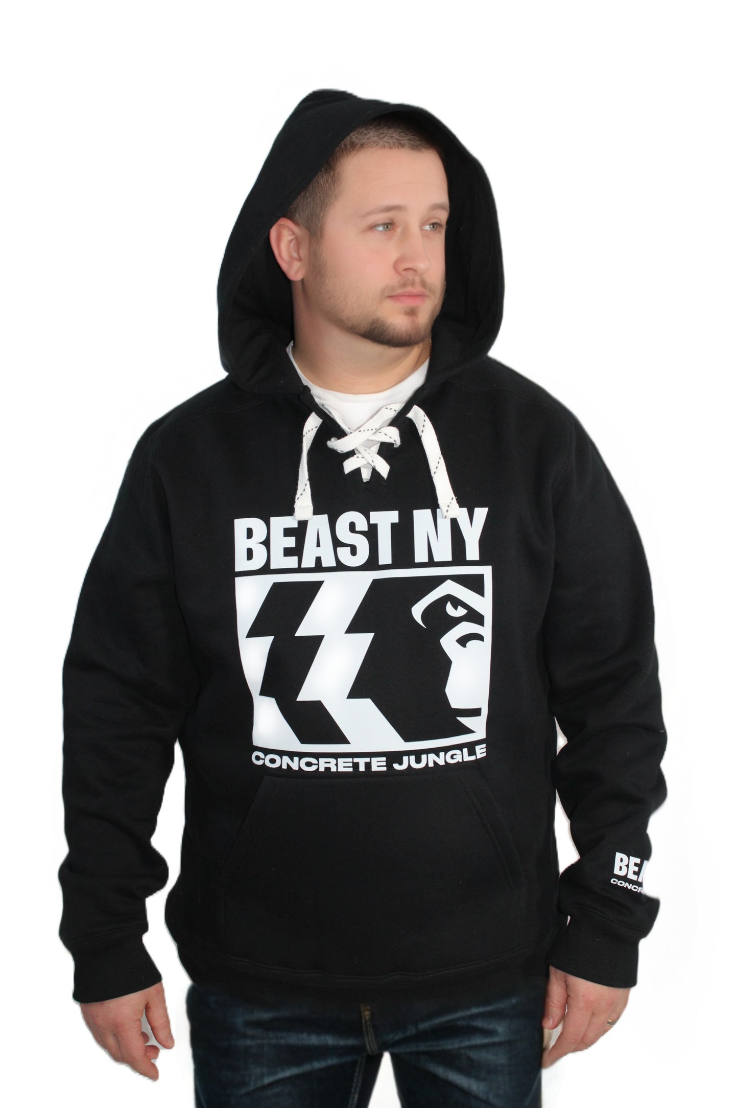 BEAST NY logo Signature hoodie