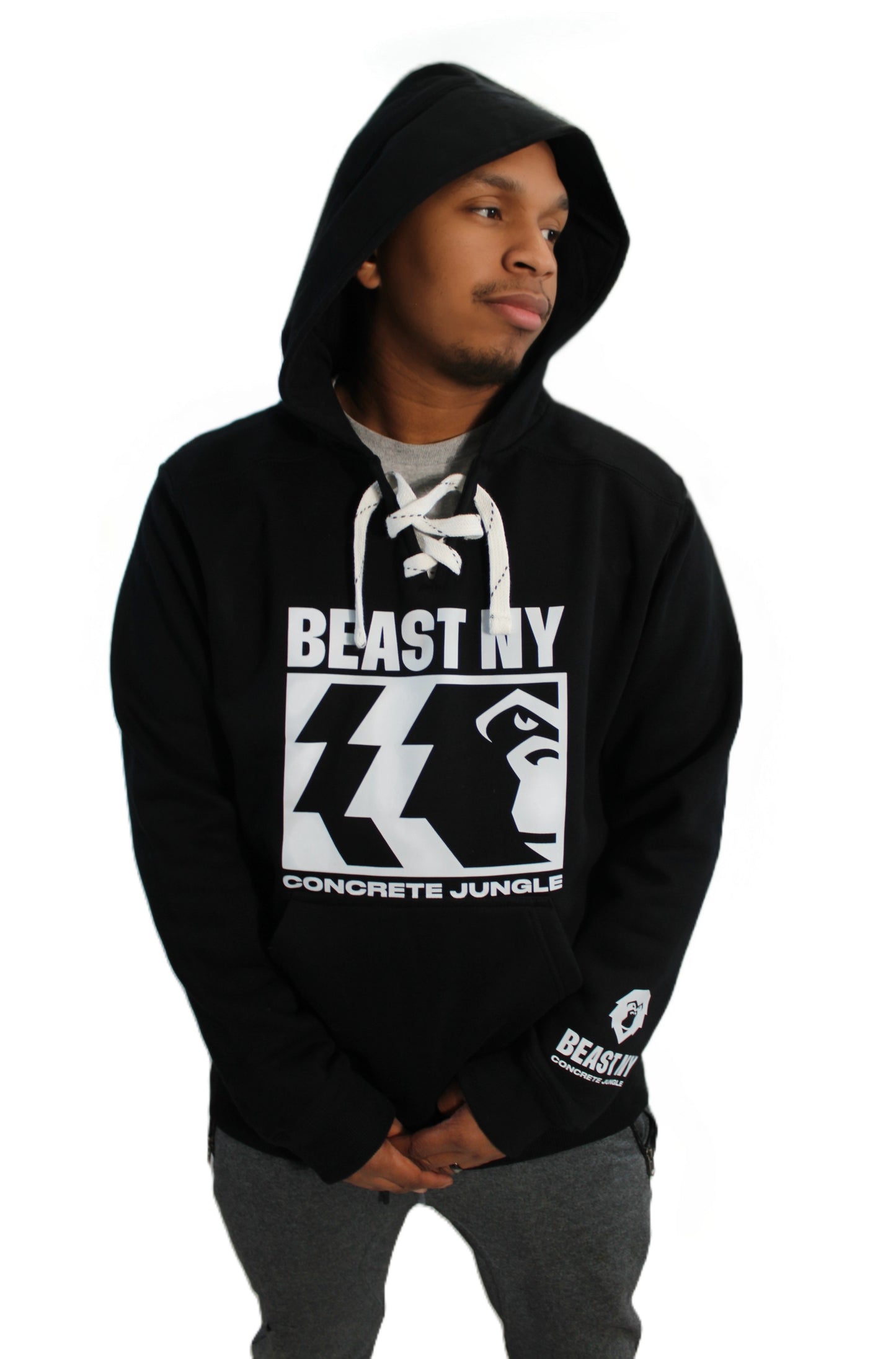 BEAST NY logo Signature hoodie