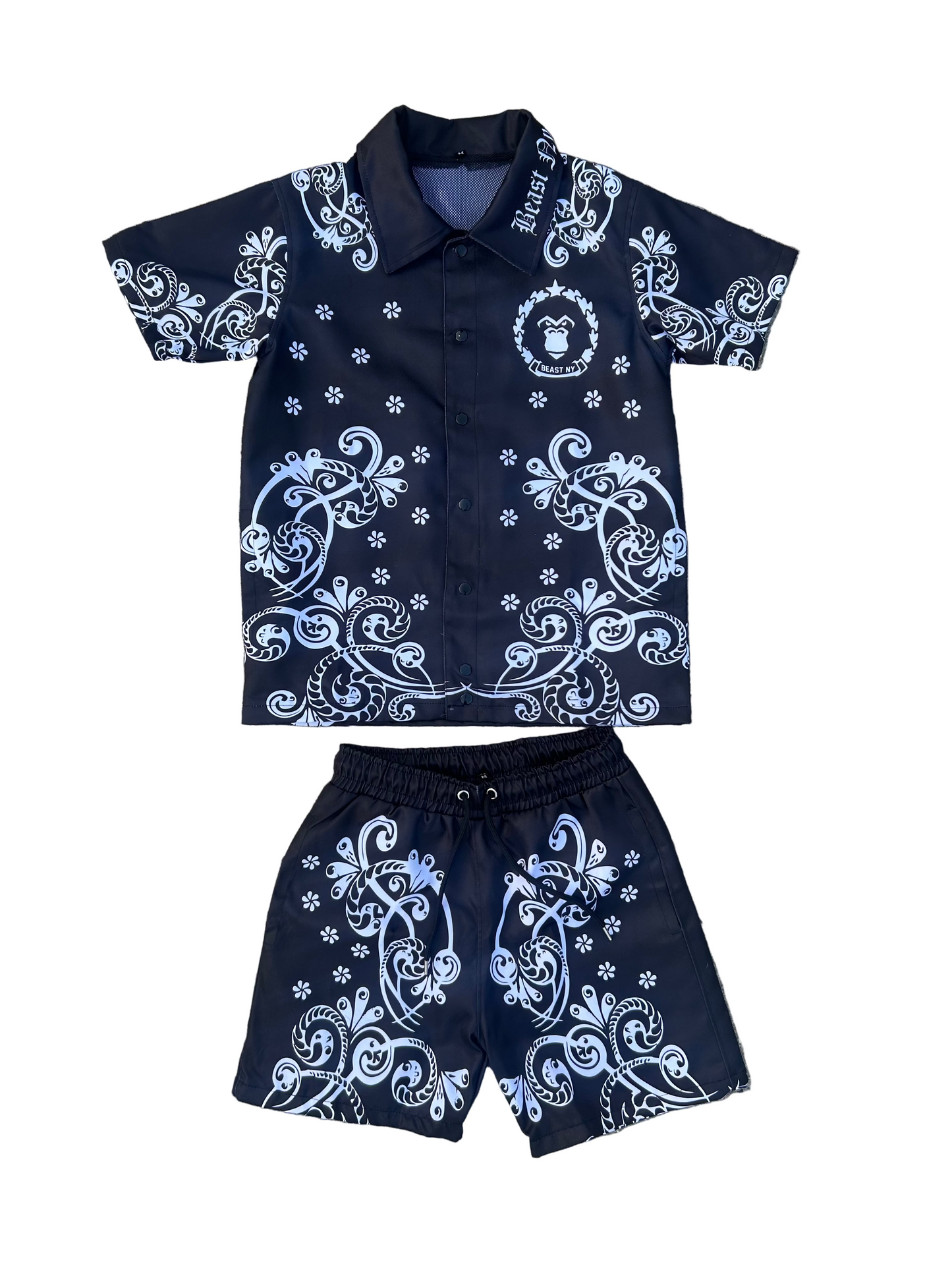Exclusive Beast NY Midnight Bandana Short Set π₯