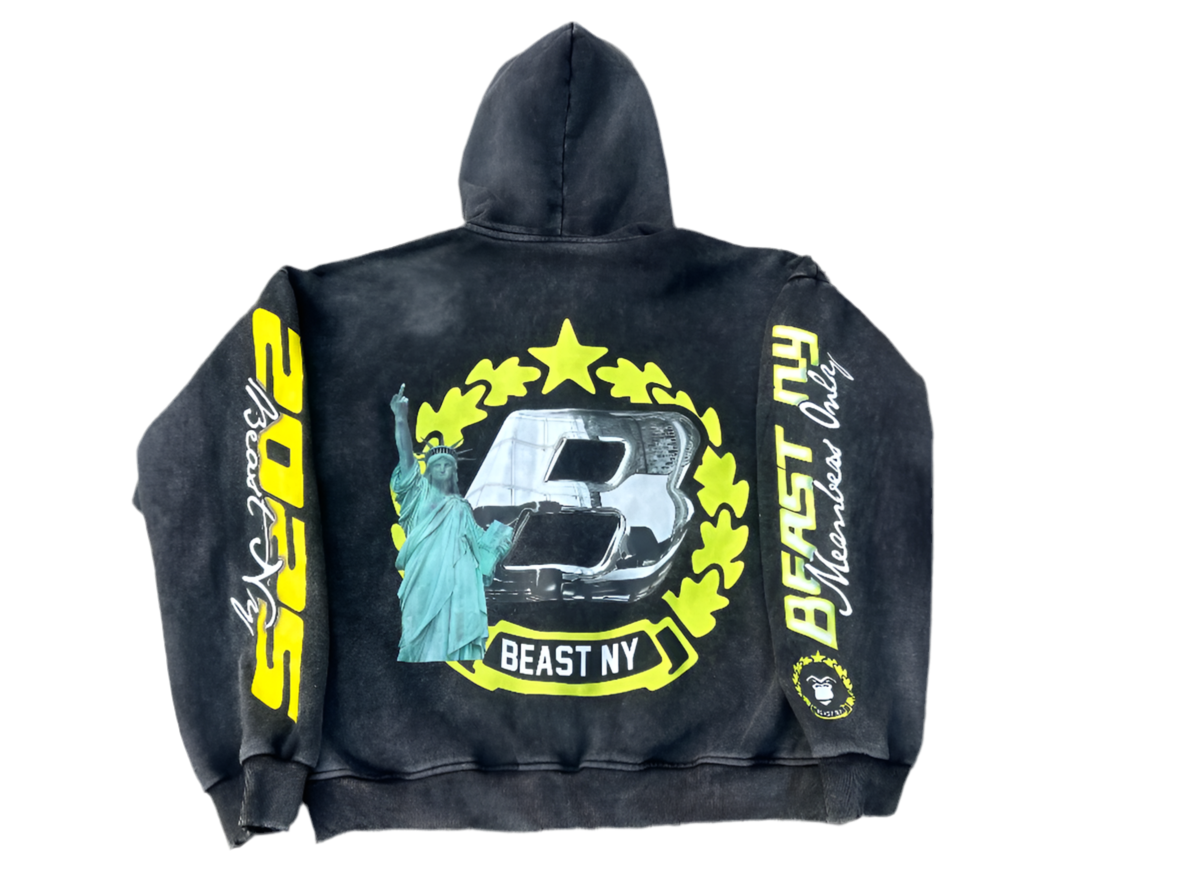 BEAST NY “Members Only” Hoodie – 2025 Edition (Zip-Up Style)