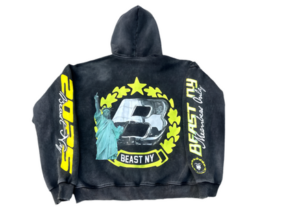 BEAST NY “Members Only” Hoodie – 2025 Edition (Zip-Up Style)