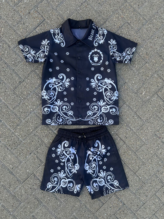 Exclusive Beast NY Midnight Bandana Short Set 🔥