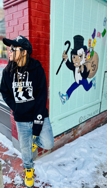 BEAST NY logo Signature hoodie